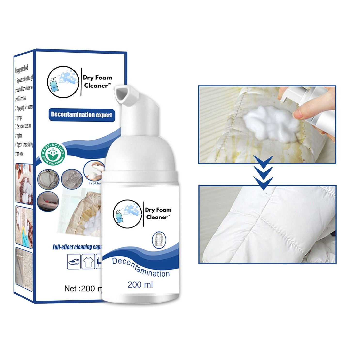 Dry Cleaning Agent Laundry Foam Cleaner Clothing Cleaning - Temu