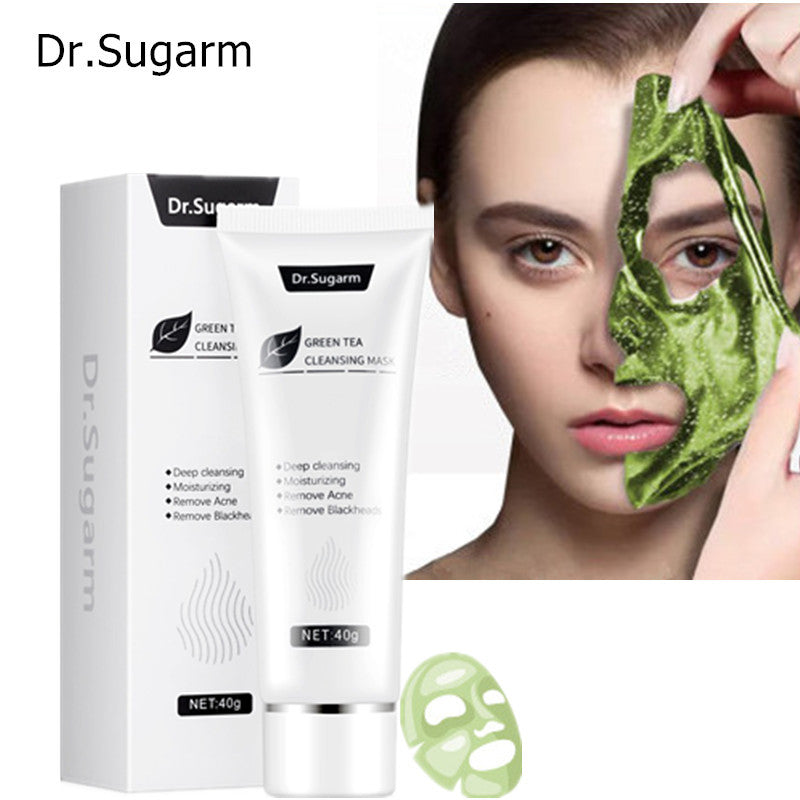 Dr.Sugarm Blackhead Removing and Hydrating Green Tea Mask Cross-border Wholesale Hot Selling